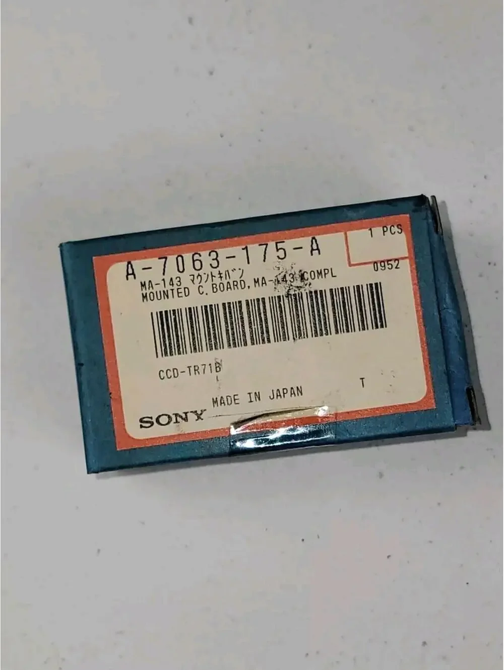 A-7063-175-A Sony replacement parts for CCD-71B Mounted C.Board, MA-14 SONY NIB